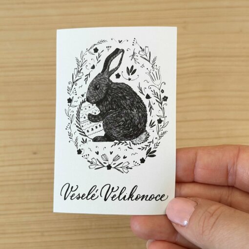 Samolepky Velikonoční zajíček